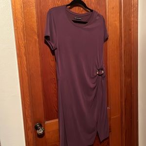 Abercrombie Large Purple Synched Dress